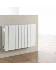 KRAD Vermont 572mm X 820mm White Horizontal Single Designer Radiator VER500-10